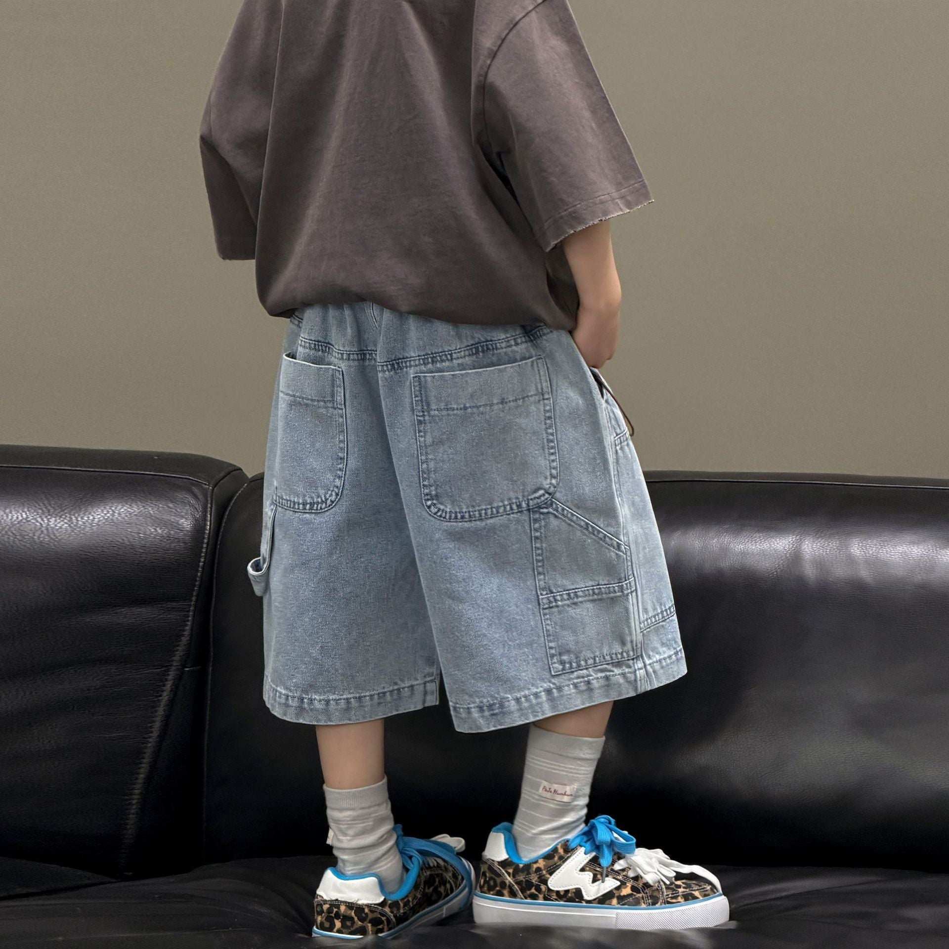 Boys' denim shorts