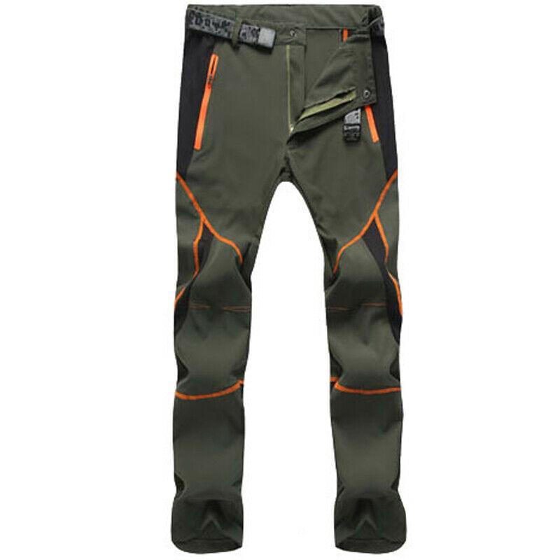 Pantalon Homme Outdoor Coupe-Vent Coutures Contrastantes Sport & Randonnée