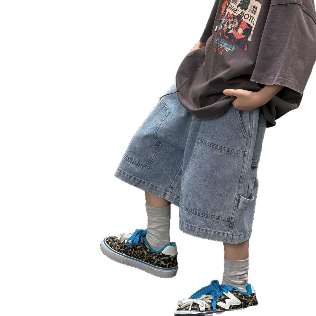 Boys' denim shorts